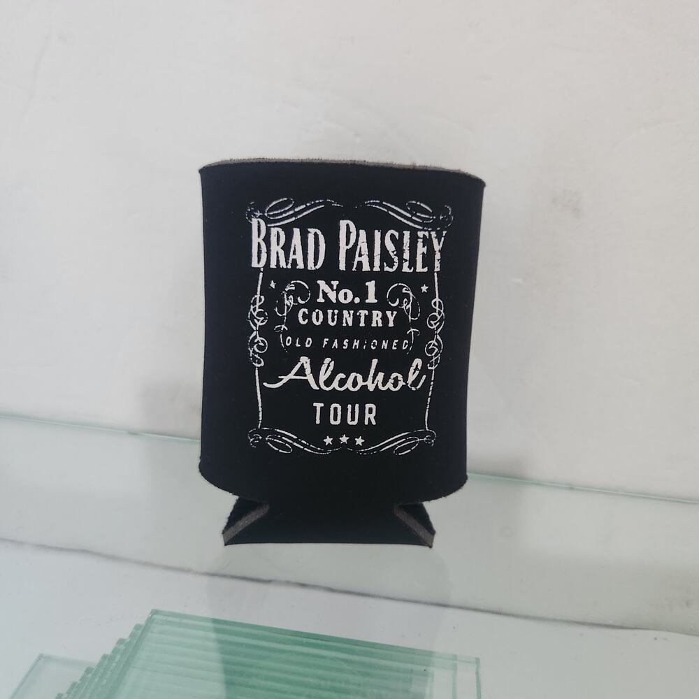 Brad Paisley Alcohol Can Cozie